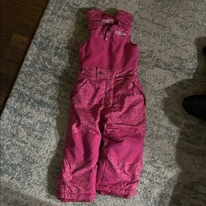 32 Degrees Pink Kids Overalls
